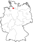 Karte Steinkirchen, Kreis Stade